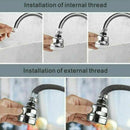 360 Degree Rotating Faucet Movable Kitchen Tap Head Water Saving Nozzle Sprayer'