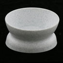 Plastic Cat Pet Dish Bowl Ergonomic Diner Food / Water White 2 Sides Bowls