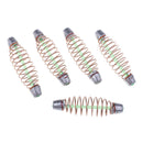 5pcs Metal Fishing Feeders Bait Thrower Spring Coil Inline Method Feeders L
