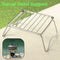 Stainless Steel Foldable BBQ Stand Portable Barbecue-Patio Gril -Camping Ho Q3M4