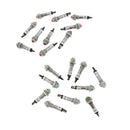 20 Pieces/Pack 8mm 24V LED Metal Indicator Light XD8-2 Red x 10 Green x 10