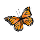 Luxury Orange Enamel Butterfly Brooch For Women Party Gifts Accessory Vinta