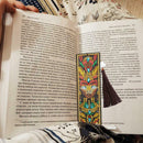 DIY Special Shaped Diamond Painting Leather Tassel Bookmark Creative Gift