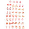 !46Pcs Cute Strawberry Dessert Diy Diary Craft Stickers Scrapbooking De JR