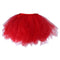 Women Girls Mini Skirt Princess Tutu Skirt 43 cm - red M6P7