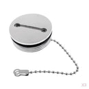 3x Boat Deck Filler Replacement Cap Chain Stainless Steel Fuel Water Gas