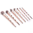 7pcs Women Make Up Beauty Tool Anti-slip Handle Blush Eyeshadow Brush Cosmetic