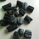 50 Carat Bulk Wholesale Lot Natural Rough Black Tourmaline Stones Rock Crystal ~