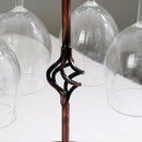 Tree Style Rack with 6 Hooks Metal Wine Glass Holder Stand Stemware Rack Air