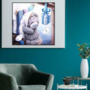 5D DIY Full Drill Diamond Painting Cute Bear Cross Stitch Embroidery Mosaic