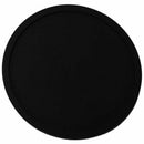 Silicone Black Drink Coasters Set of 8 Non-slip Round Soft Sleek and Durabl
