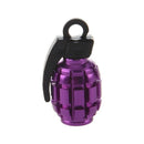 2 pieces blankets / dust-proof bicycle tire valve cap metal - Purple