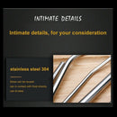 100pcs Metal Straws Can Be Reused 304 Stainless Steel Drinking Water Pipes