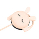 Cartoon Rabbit Ear Hook Wired Earphone Sport Running Stereo Headphones Chil