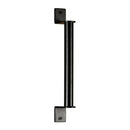 Black Door Handle 9" Heavy Duty Sliding Door Pull Gate Barn Shed Garage Handle