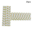 25pcs/lot Pineapple Drinking Paper Straws  Decoration Gift Party Event Supply OZ