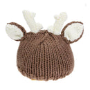 2pcs Crochet Cartoon Deer Costume Set Knitted Baby Hat Pants Photo Props