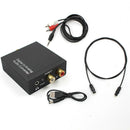 3.5mm Digital Coaxial Toslink Optical to Analog L/R RCA Audio Converter AdapterJ