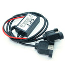 DC DC 12V To 5V 3A 15W Duble USB Output Power Adapter Converter Module LJ