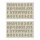 Alphabet Number Silicone Fondant Mould Cake Sugarcraft Chocolate Decor xcv