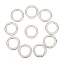 10Pcs Bicycle Pedal Spacer Crank Cycling Bike Stainless Steel Ring Washers LJ