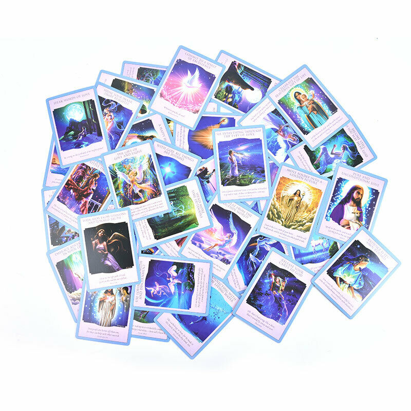 Love Light Divine Guidance Oracle 44PCS/Set English Tarot Card Set Board Gam Hn