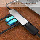 5 in 1 USB C Port Hub Type-C To HDMI Adapter For MacBook Dell XPS Aluminum Alloy