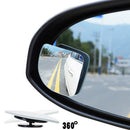 2 Car Rearview Blind Spot Side Rear View Mirror Convex Wide Angle Adjustable Hot