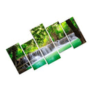 5pcs Art Paintings Canvas Print Wall Unframed Pictures Waterfall 30*60/80cm