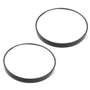 2pcs 15X Magnification Makeup Mirror Travel Bathroom Wall Suction Mirrors