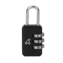 Combination Security Cabinet Suitcase Luggage Bag Code Padlock Lock Black