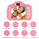 SMK2 KidsÃ‚Â Mini Digital Camera Educational Toys Gift + 32GB TF Card (Pink)