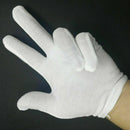 12Pairs Breathable Hand Protective Cotton Blends Work Wear Resistant Gloves J5I9