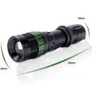 3500LM CREE-Q5 LED Zoomable Flashlight Torch Linterna Lamp Camping Caza