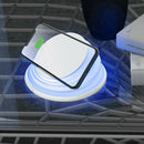 S18 10W Fast Wireless Charger With Night Light Foldable Matte Wireless ChargA8M3