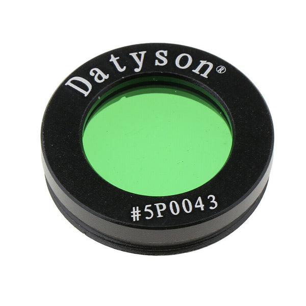 1.25inch Moon Planetary Filter, Green Glass Lens Transmission Cuts Glare & Light