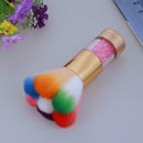Professional Nail Art Dust Brush Nail Beauty Cleaning Makeup Brush(Pink)