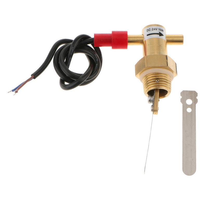 Quality Brass Water Flow On/Off Switch NO Normally Open DC24V 10W