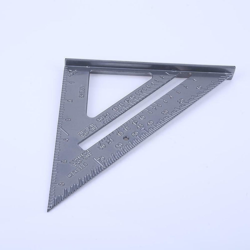 Metric Inch 90 Degree 45  Degree Square Triangle Ruler Measurement  Tools A
