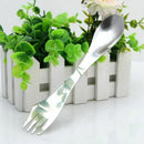 3 in 1 Stainless Steel Spork Spoon Fork Cutlery Utensil Combo For Picnic Ga K6V2