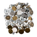 50 Set Jeans Tack Buttons Metal Clothes Accessories Replacement Craft Tool Set