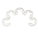 200Pcs Stainless Steel E-Clip Retaining Circlip Assortment Kit 1.5mm ~ 10mm