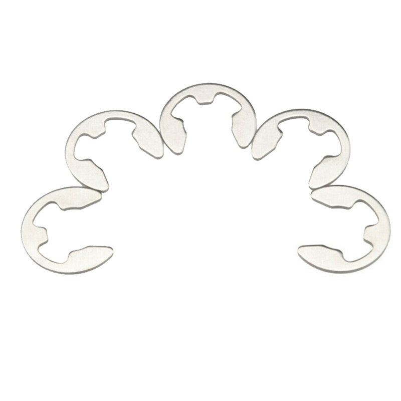 200Pcs Stainless Steel E-Clip Retaining Circlip Assortment Kit 1.5mm ~ 10mm