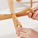 1pc Wood Table Mat Kitchen Pan Pot Heat Resistant Pad Frame Dish Holder Placemat