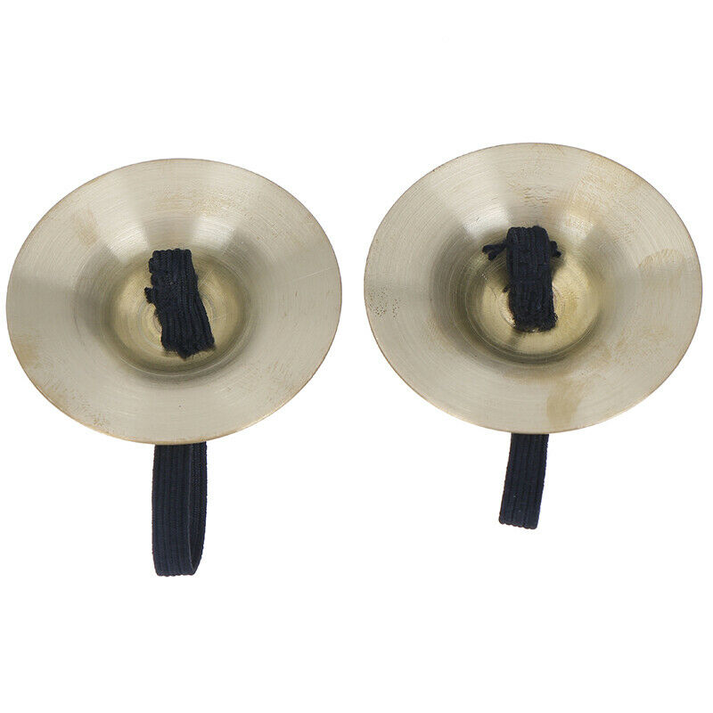 Pro Finger Cymbal 2PCs Belly Dance Finger Cymbals Instrument Parts AccessoN`US