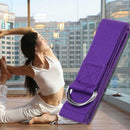 Yoga Rope Sports Stretch Belt Exercise Assist Resistance Band Strap(Purple)