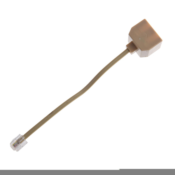 Telephone RJ11 Male Line to Double RJ11 Female Jack Filter Splitter Adapter RES0