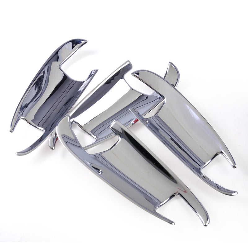 4x fit for Mercedes W166 ML350 X166 GL450 13-15 Chrome Door Handle Cup Bowl Trim