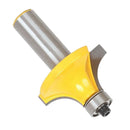 2pcs Woodworking Chisel Tool, 1/4 and 1/2 Shank Round Over Beading Router Bit,