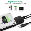 USB 3.0 to IDE/SATA Converter Adapter For 2.5"/3.5" SATA/IDE/SSD Hard Drive OZ